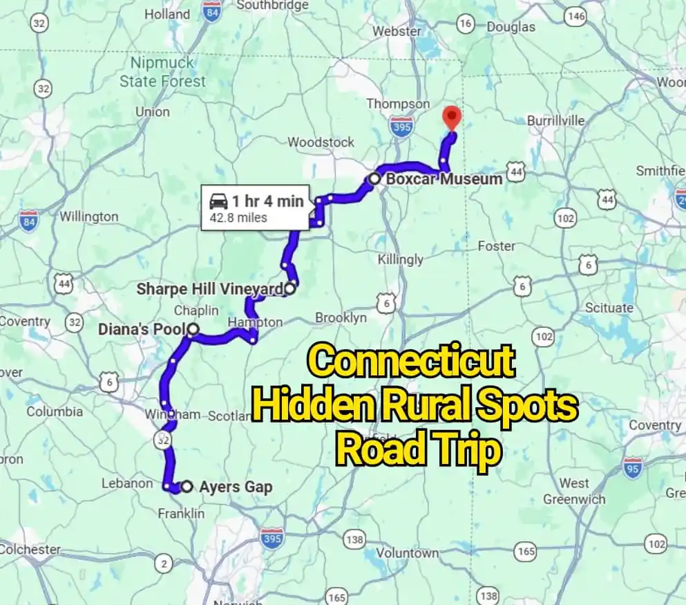 This Connecticut Road Trip Map Reveals Hidden Rural Spots You’ve Never Heard Of