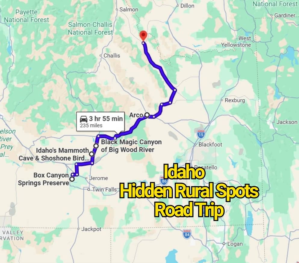 This Idaho Road Trip Map Reveals Hidden Rural Spots You’ve Never Heard Of