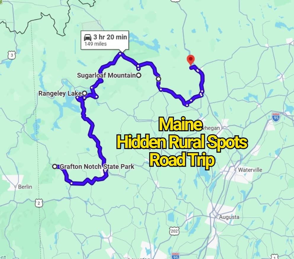 This Maine Road Trip Map Reveals Hidden Rural Spots You’ve Never Heard Of