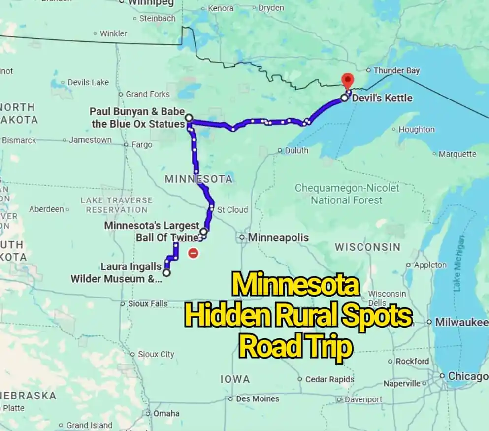 This Minnesota Road Trip Map Reveals Hidden Rural Spots You’ve Never Heard Of