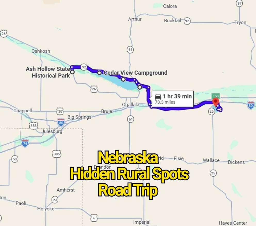 This Nebraska Road Trip Map Reveals Hidden Rural Spots You’ve Never Heard Of