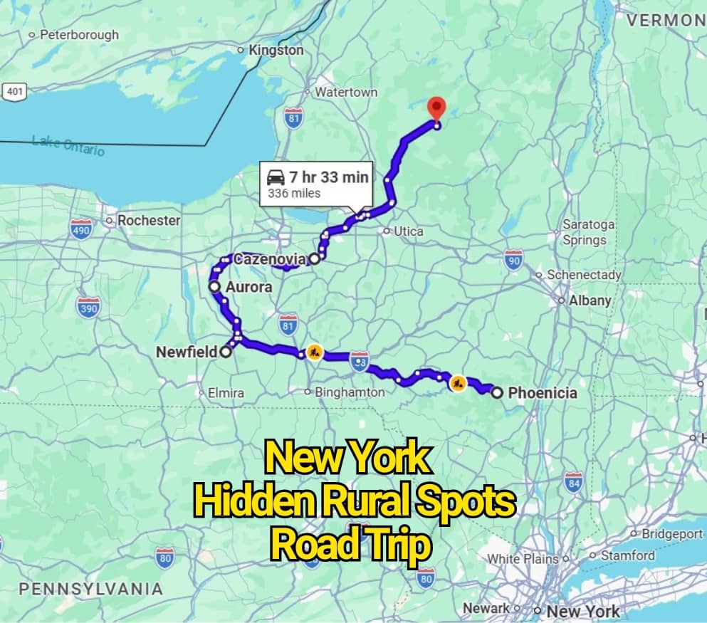 This New York Road Trip Map Reveals Hidden Rural Spots You’ve Never Heard Of