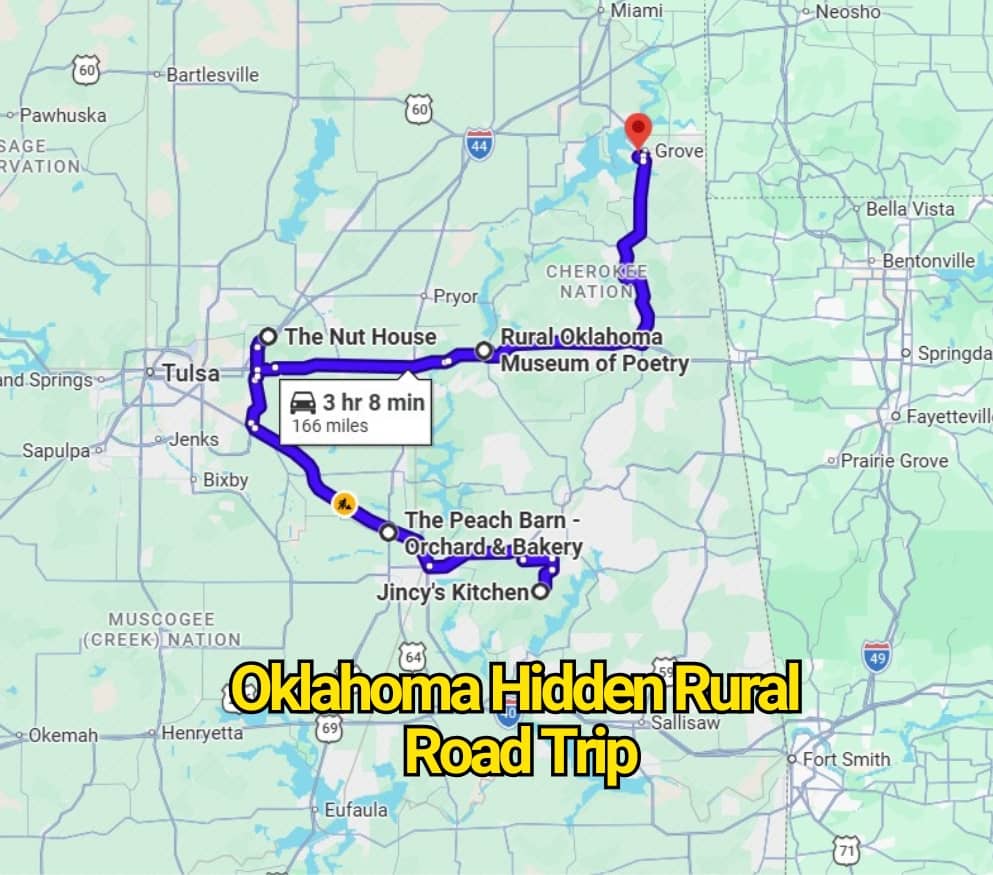 This Oklahoma Road Trip Map Reveals Hidden Rural Spots You’ve Never Heard Of