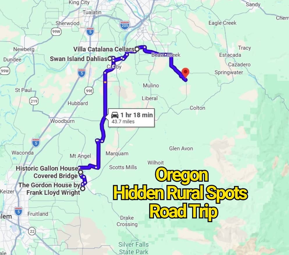 This Oregon Road Trip Map Reveals Hidden Rural Spots You’ve Never Heard Of