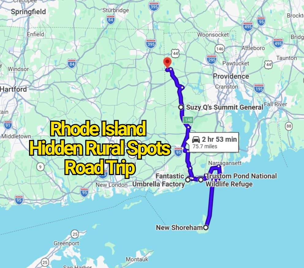 This Rhode Island Road Trip Map Reveals Hidden Rural Spots You’ve Never Heard Of