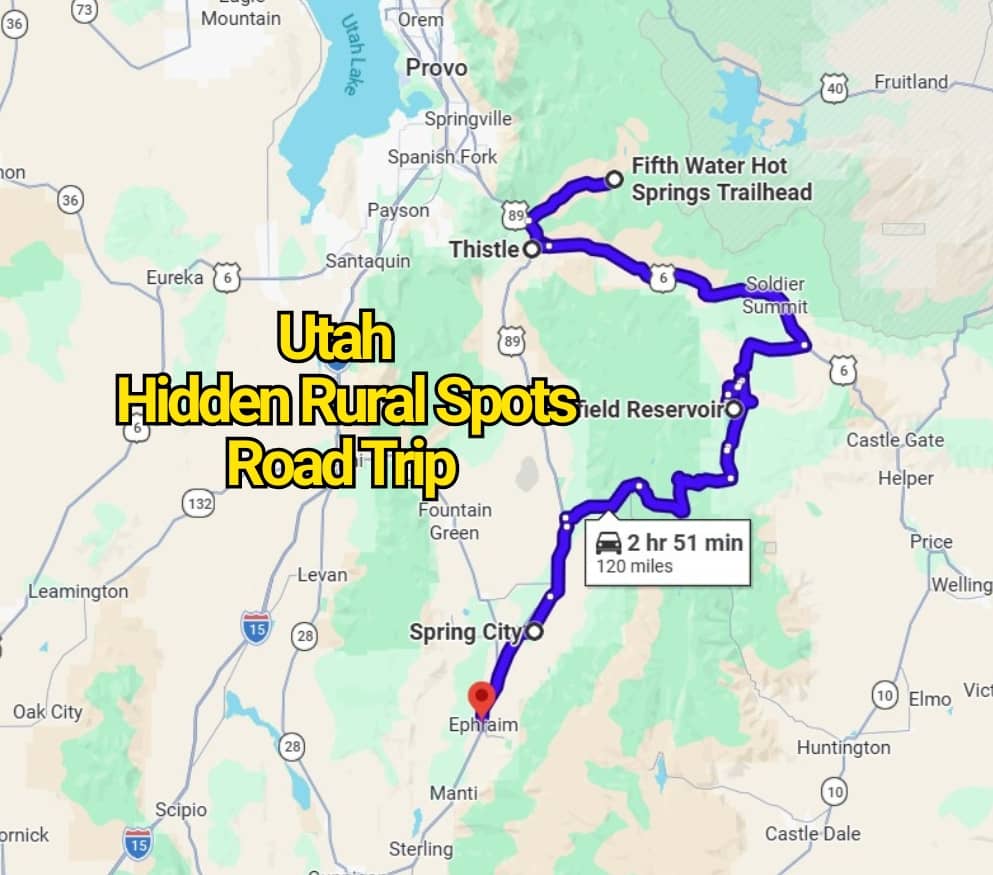 This Utah Road Trip Map Reveals Hidden Rural Spots You’ve Never Heard Of