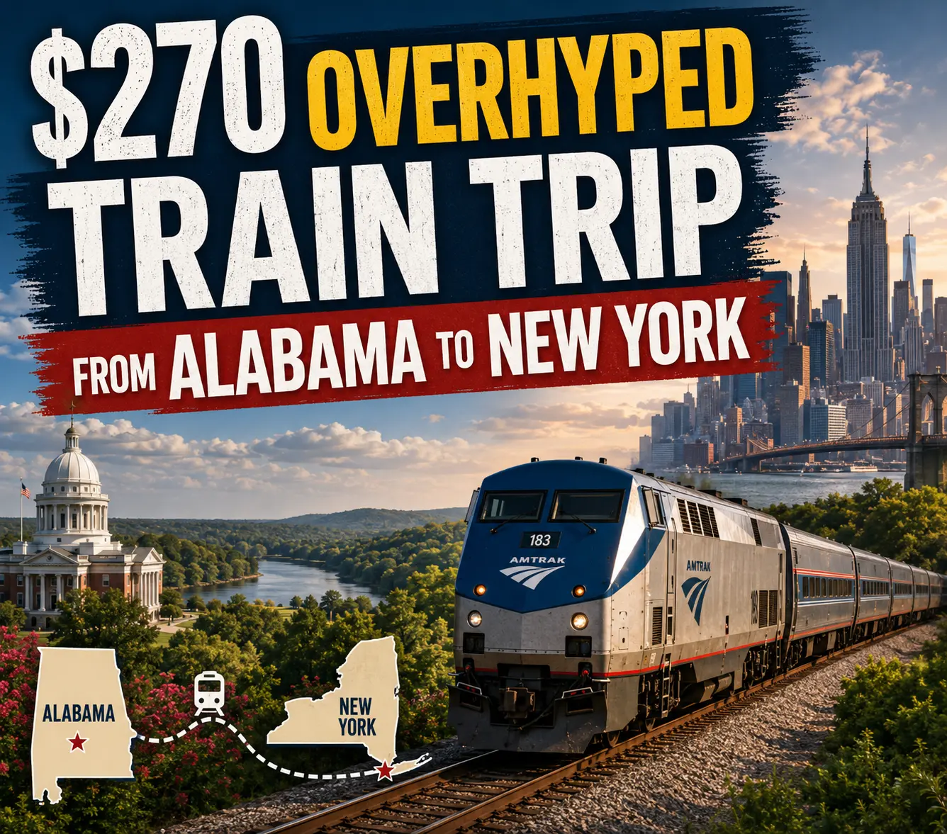 Train Trip From Alabama to New York