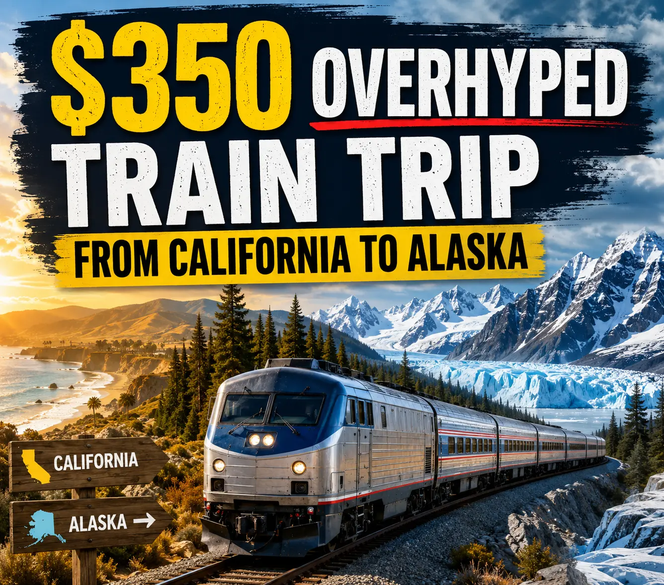 Train Trip From California to Alaska