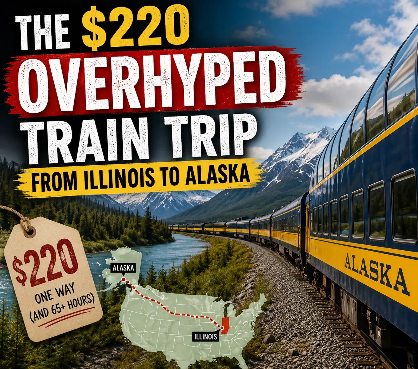 Train Trip From Illinois to Alaska