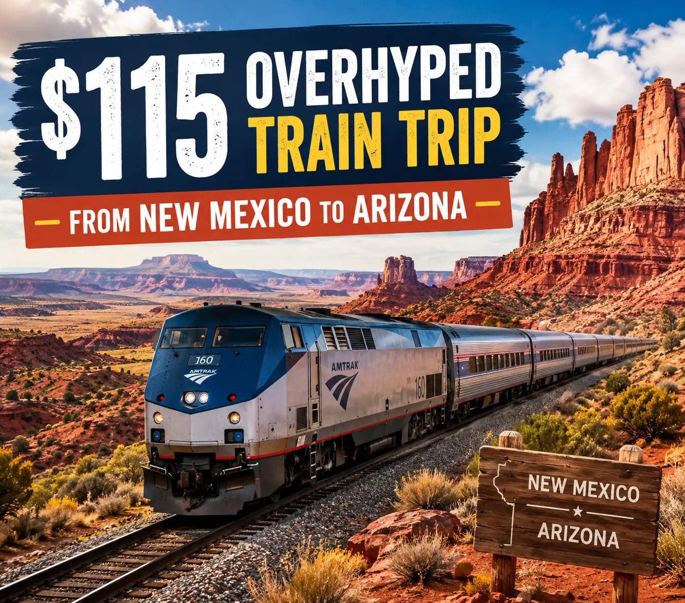 Train Trip From New Mexico to Arizona