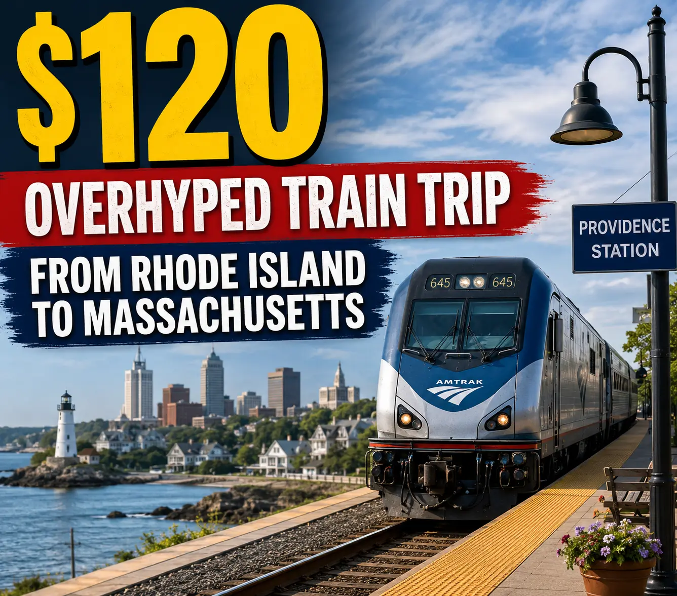Train Trip From Rhode Island to Massachusetts