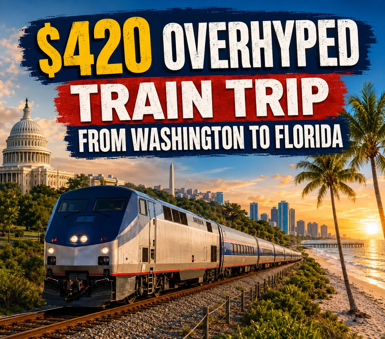 Train Trip From Washington to Florida