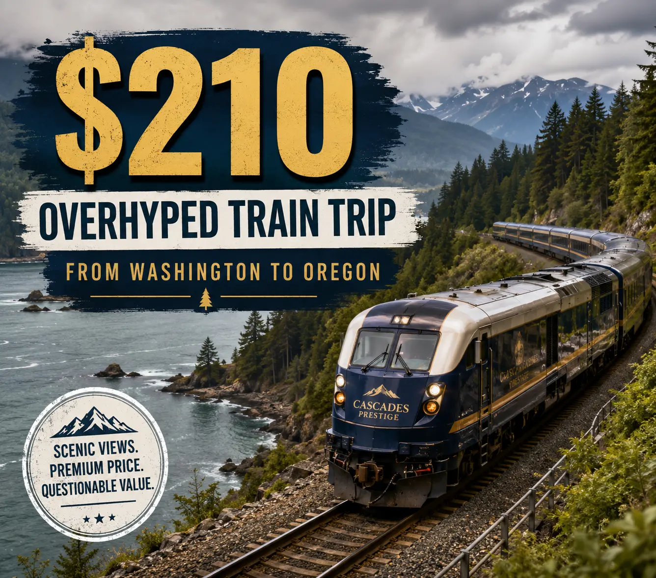 Train Trip From Washington to Oregon