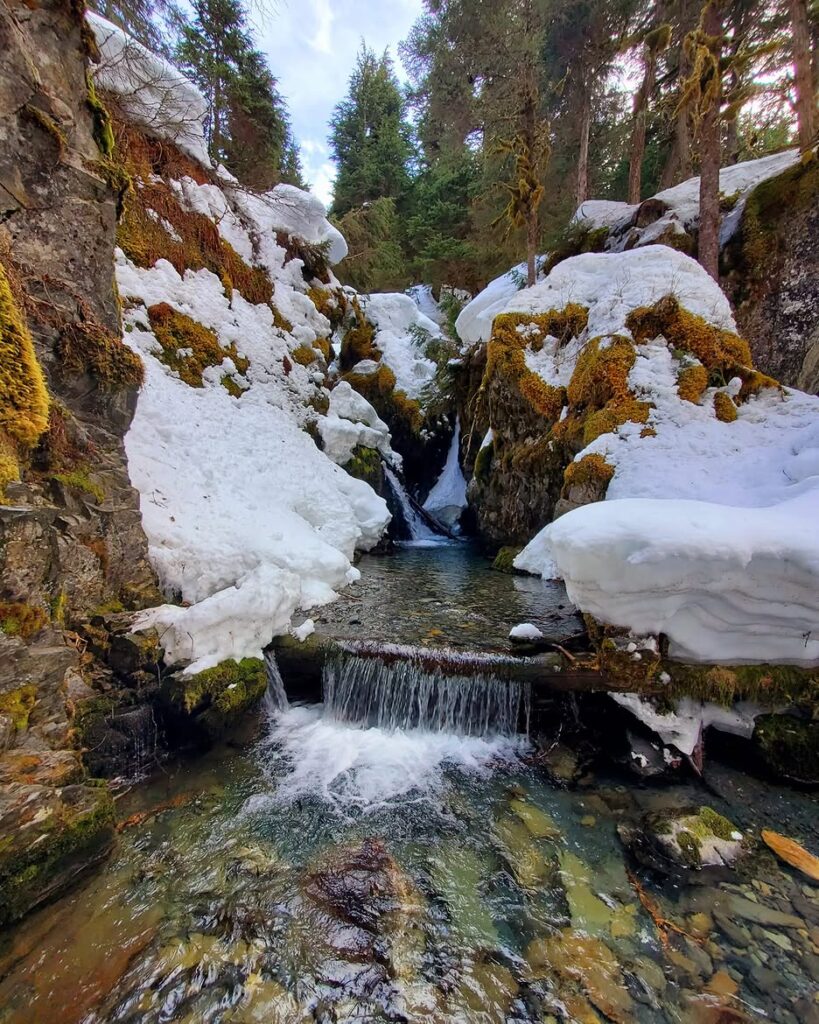 Virgin Creek Falls, Girdwood