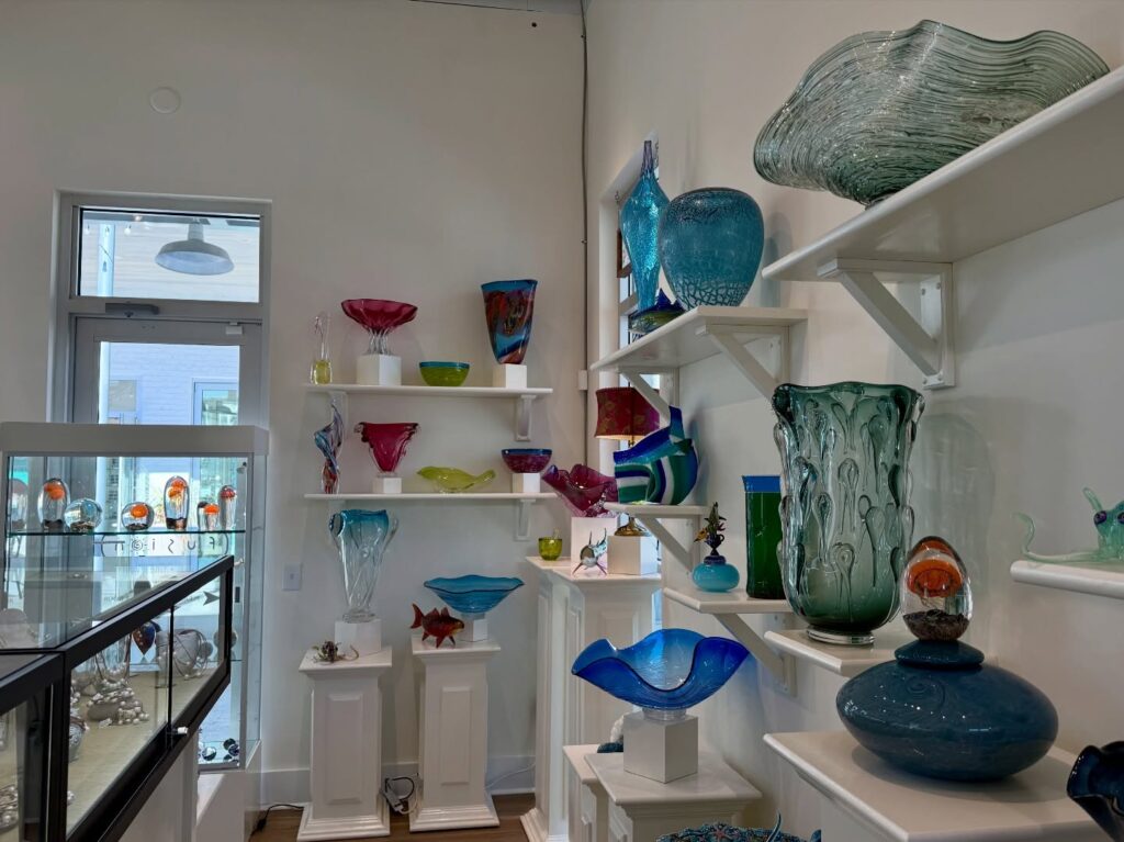 Visit Fusion Art Glass & Fine Jewelry Gallery Browse Local Art and Handmade Pieces