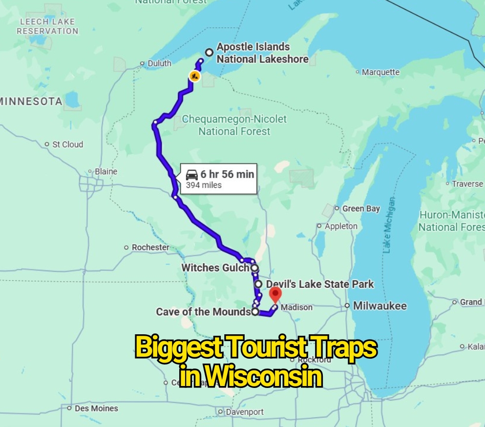 Wisconsin’s Biggest Tourist Traps That Don’t Always Live Up to the Buzz