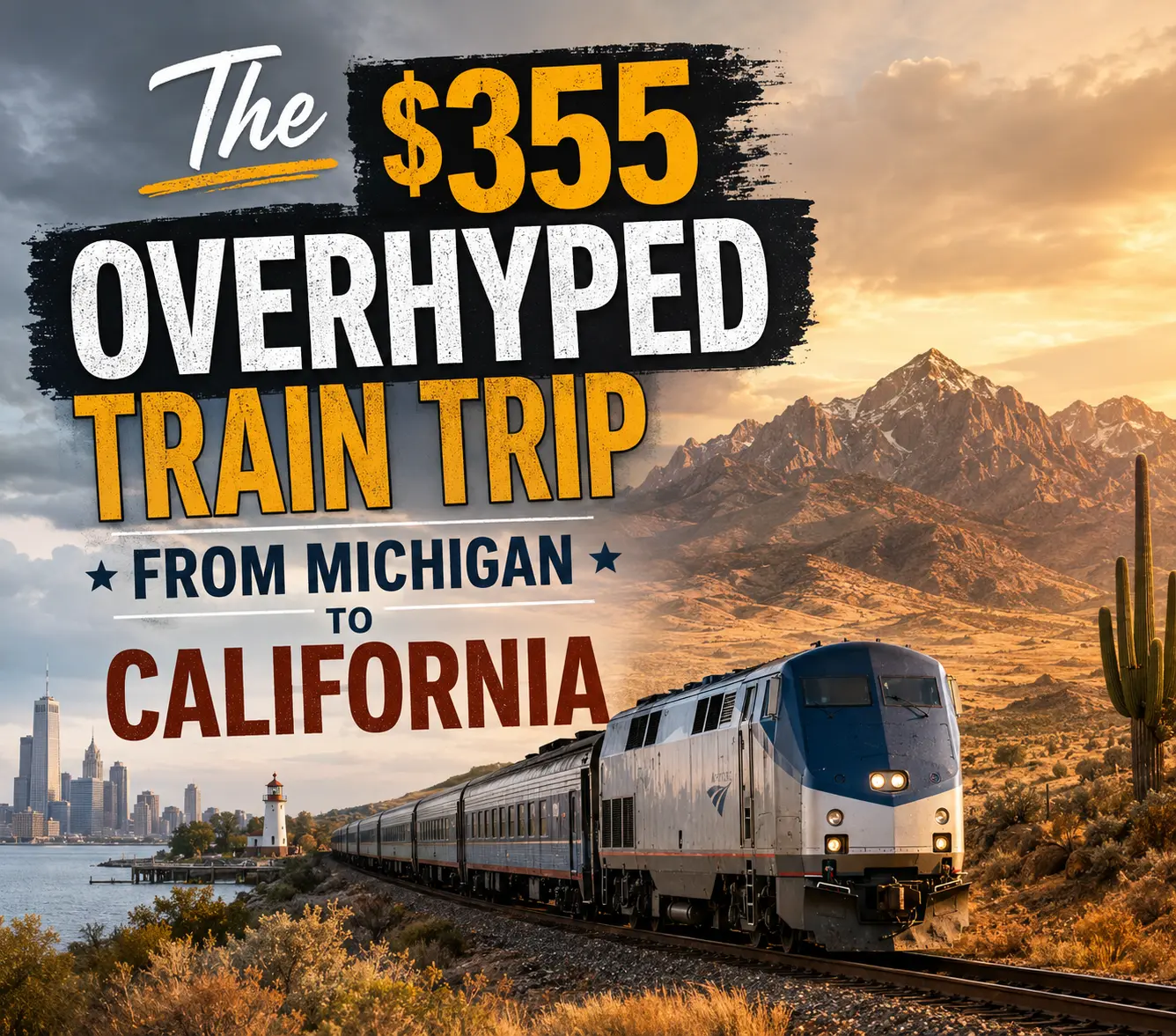 train journey from Michigan to California
